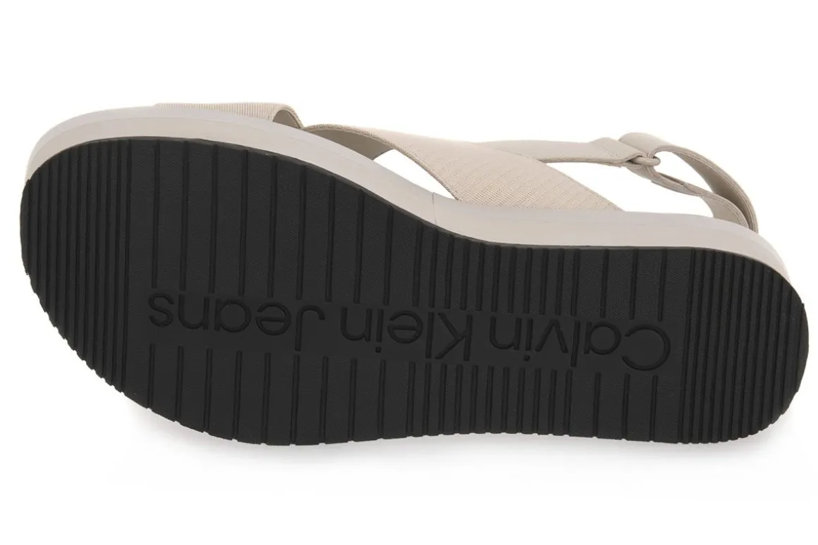 CALVIN KLEIN ACF FLATFORM SANDAL