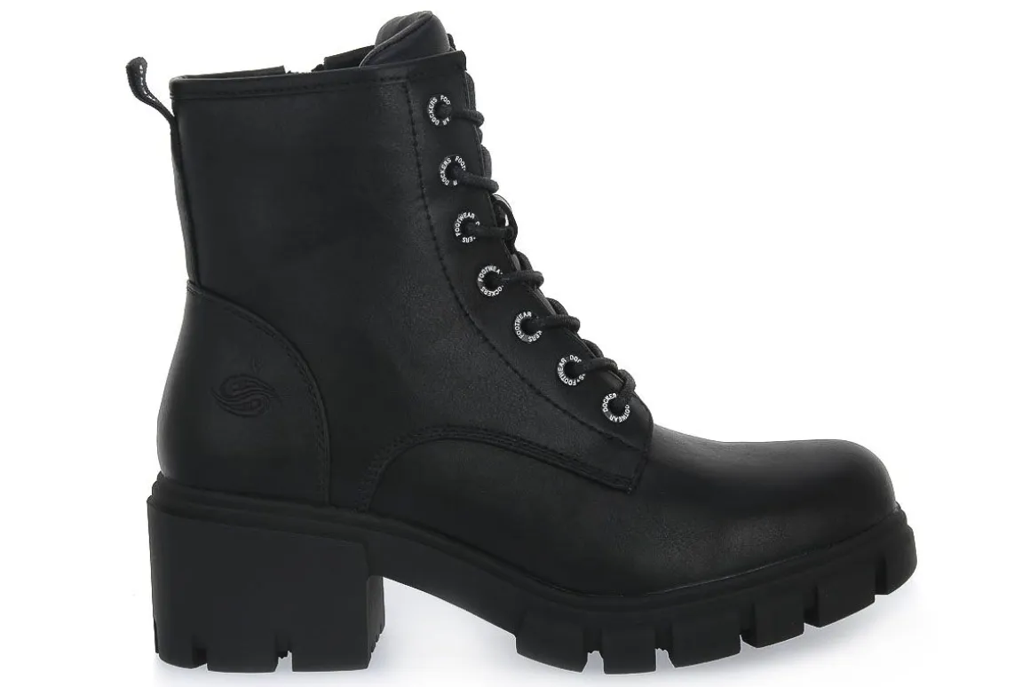 DOCKERS 100 NAPPA NERO