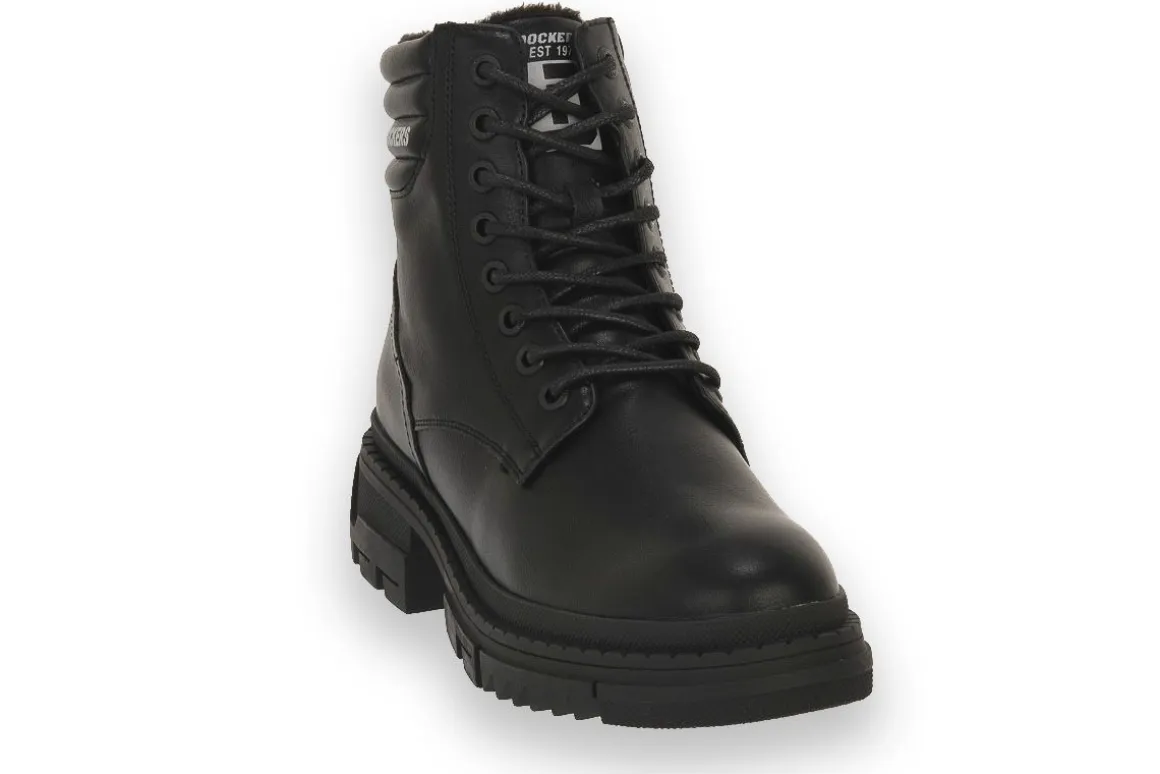 DOCKERS 100 NAPPA NERO
