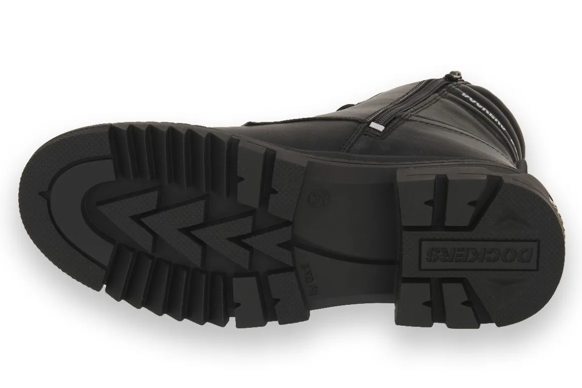 DOCKERS 100 NAPPA NERO