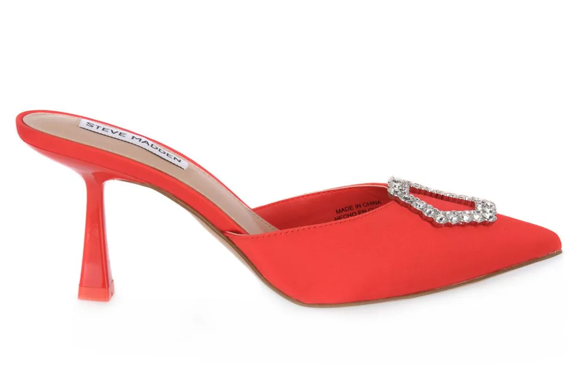 STEVE MADDEN RED LUXE CITY SATIN