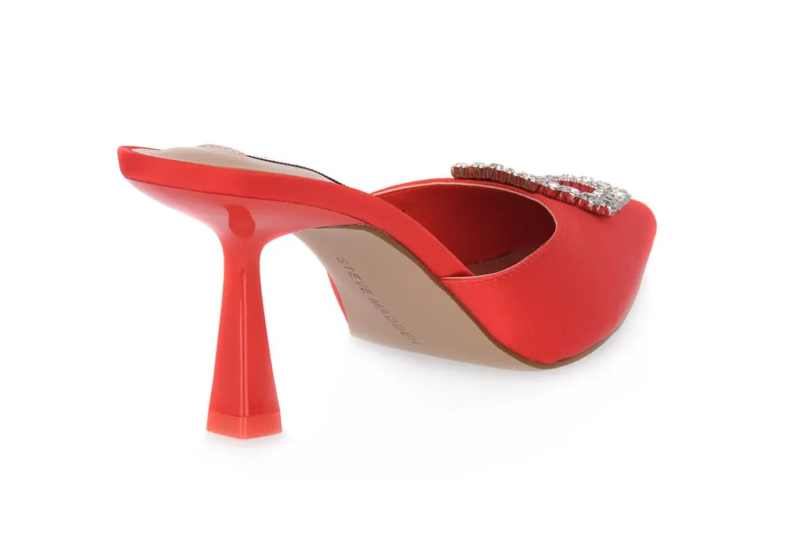 STEVE MADDEN RED LUXE CITY SATIN